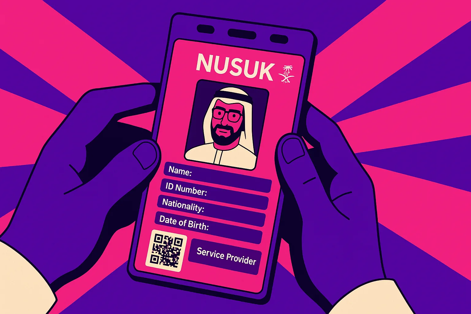 nusuk hajj id card