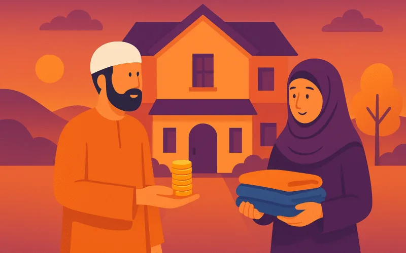 Wife Entitled to Separate Accommodation, Clothing, and Full Mahr
