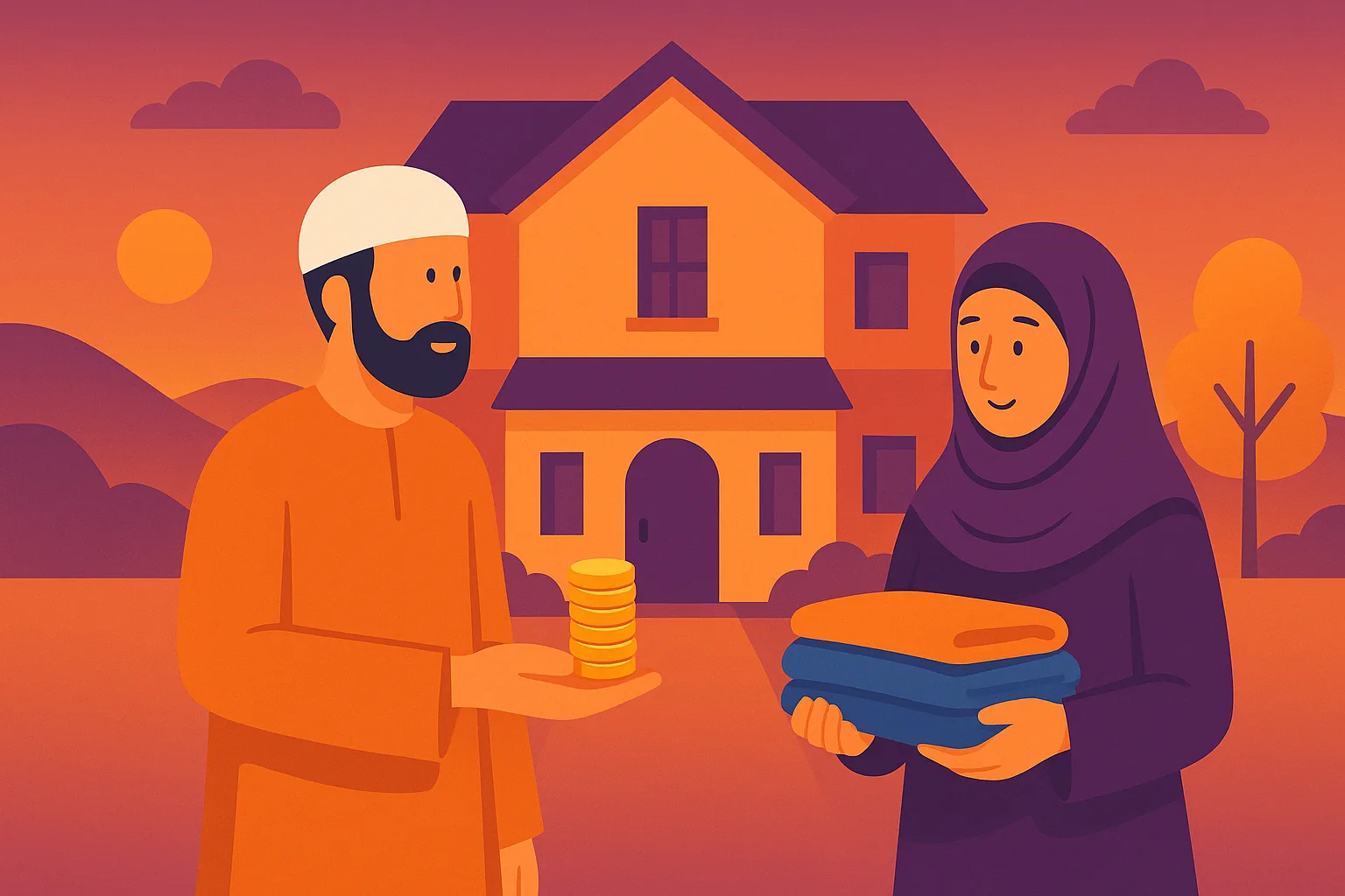 Wife Entitled to Separate Accommodation, Clothing, and Full Mahr