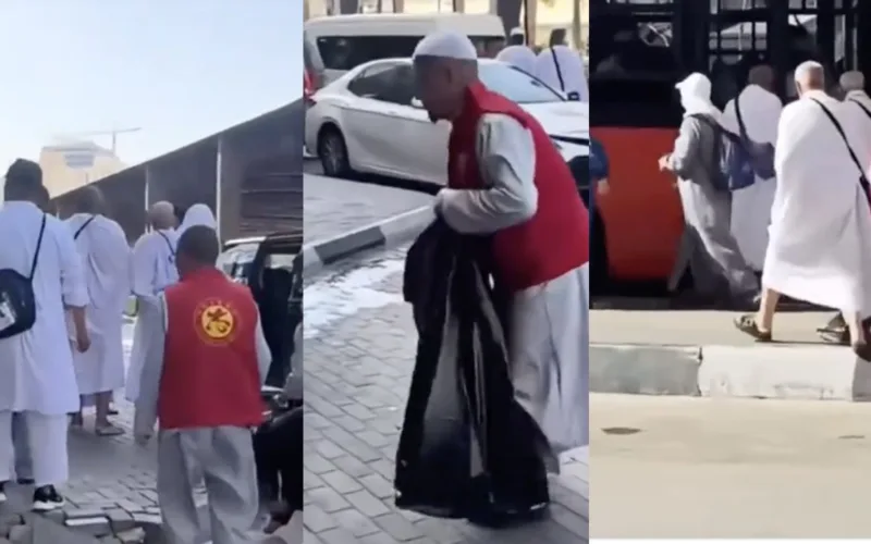 chinese pilgrims cleaning makkah streets 2025