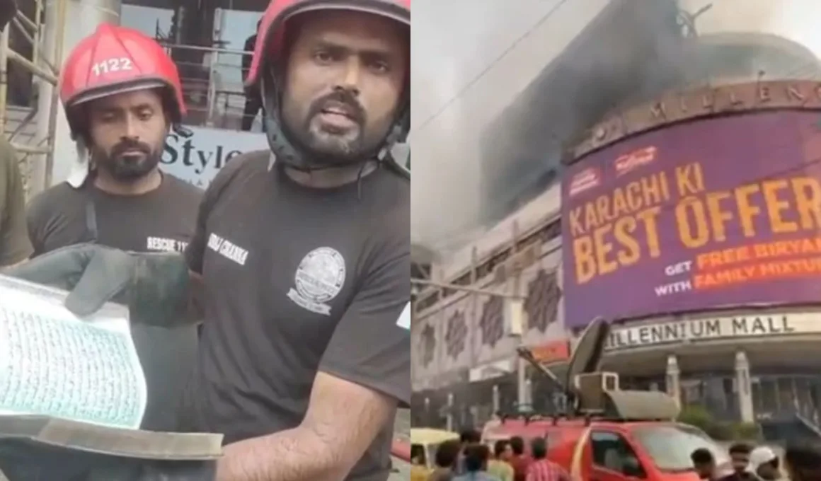 karachi millenium mall fire 2025