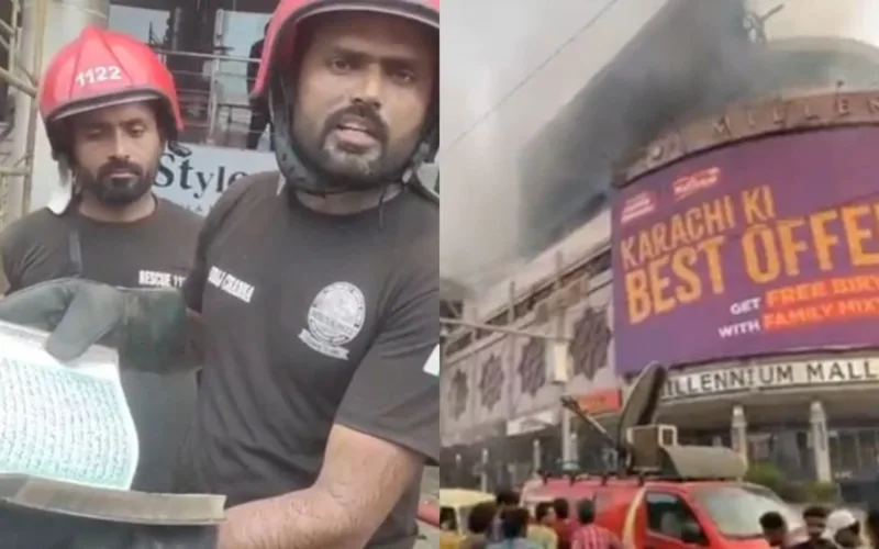 karachi millenium mall fire 2025