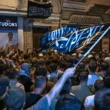 protests Leman cartoon magazine in Istanbul on June 30,2025