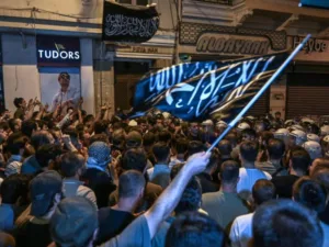 protests Leman cartoon magazine in Istanbul on June 30,2025