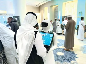 Interactive Robots Assist Visitors at King Abdulaziz Quran Competition 2025