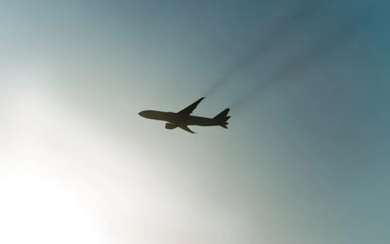 Plane in sky