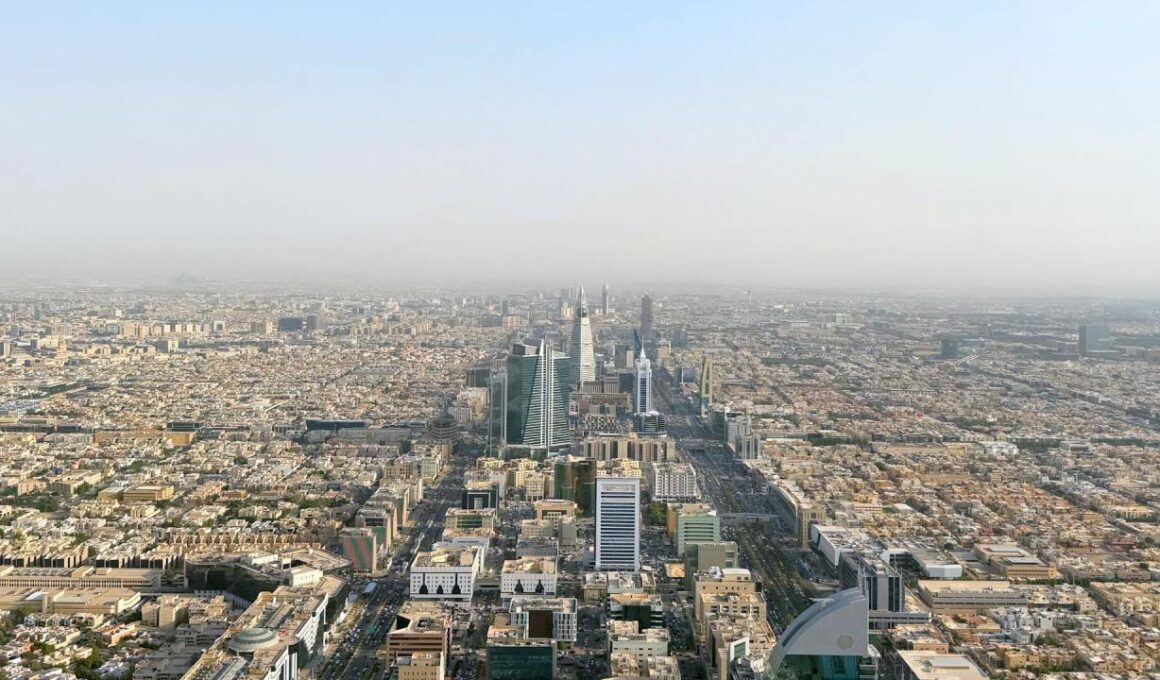 riyadh saudi arabia aerial view