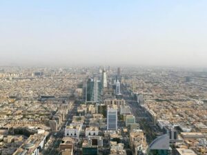 riyadh saudi arabia aerial view