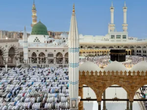 More than 13 million pilgrims visited the Two Holy Mosques in one week.