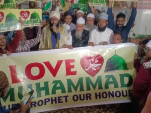 i love muhammad protest india