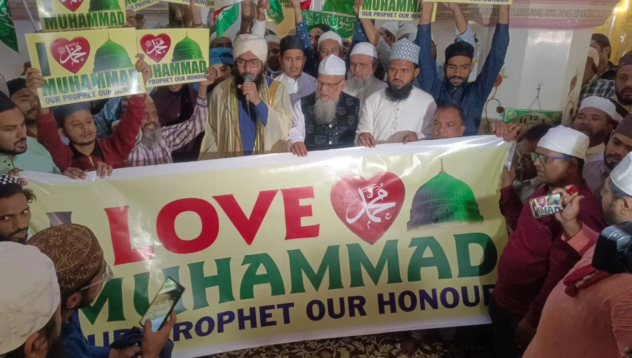 i love muhammad protest india