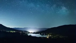 photo of night sky