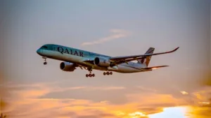 photo of an qatar airways aircraft