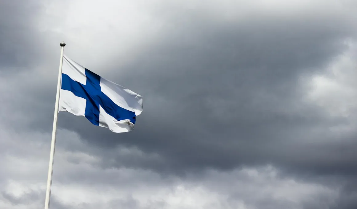 finland flag photography