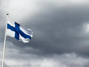 finland flag photography