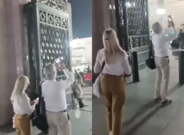 Western Tourist In Masjid an Nabawi Sparks Outrage