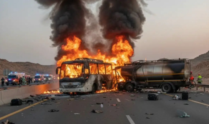 indian pilgrim bus crash november 2025