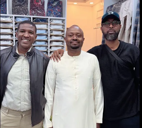 Jaymo Ule Msee with friends