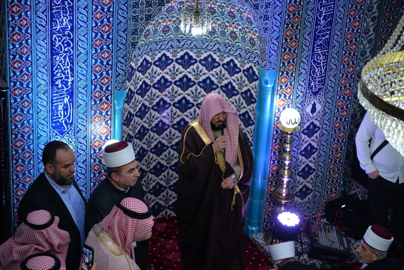 Sheikh Maher Al-Mu’ayqily at the Tatar Sinan Mosque