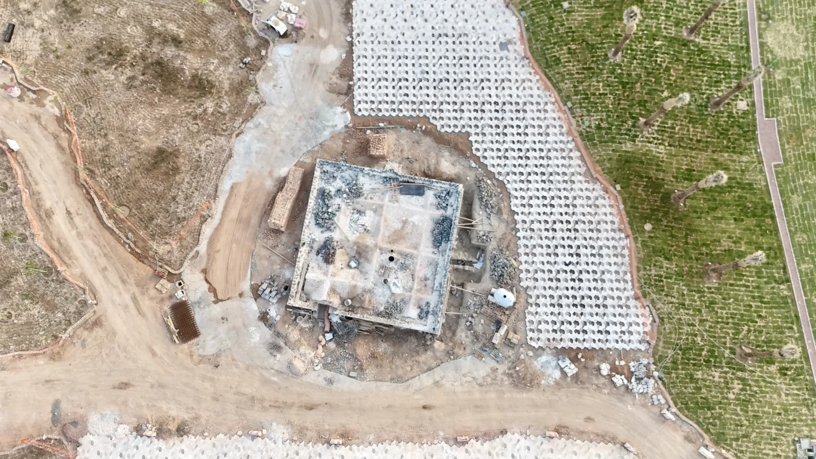 battle of trench site under construction 1