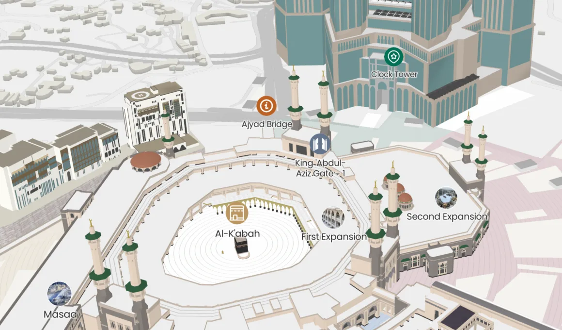 Interactive Map of Masjid al-Haram
