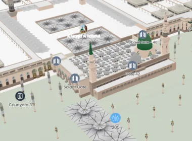 Interactive Map of Masjid an-Nabawi
