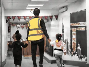 worker child care services haram