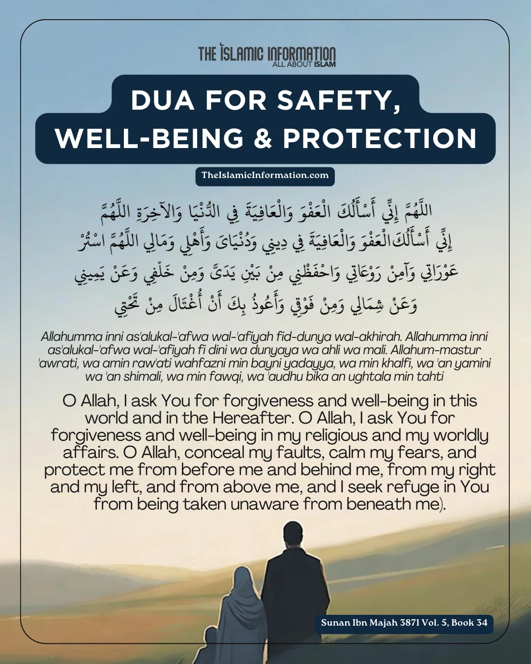 Dua For Safety Well-Being Protection