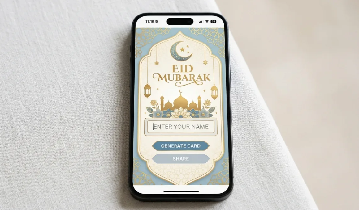 Eid Card Generator