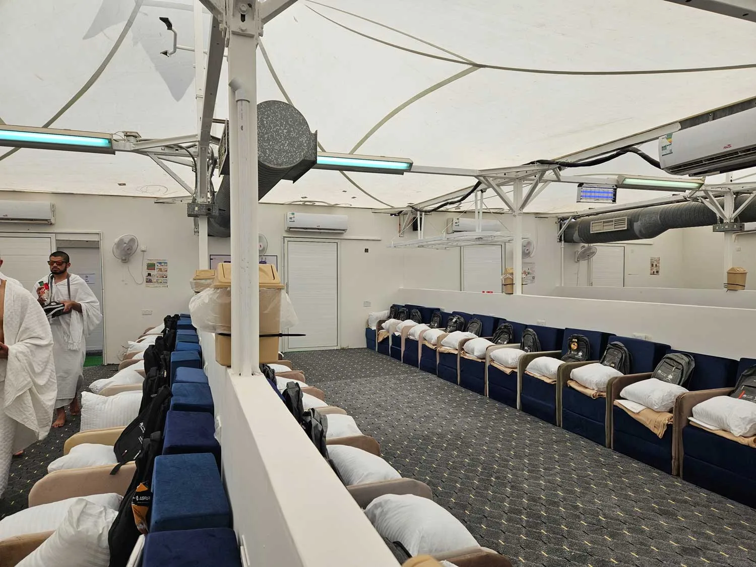 Inside Mina Tent