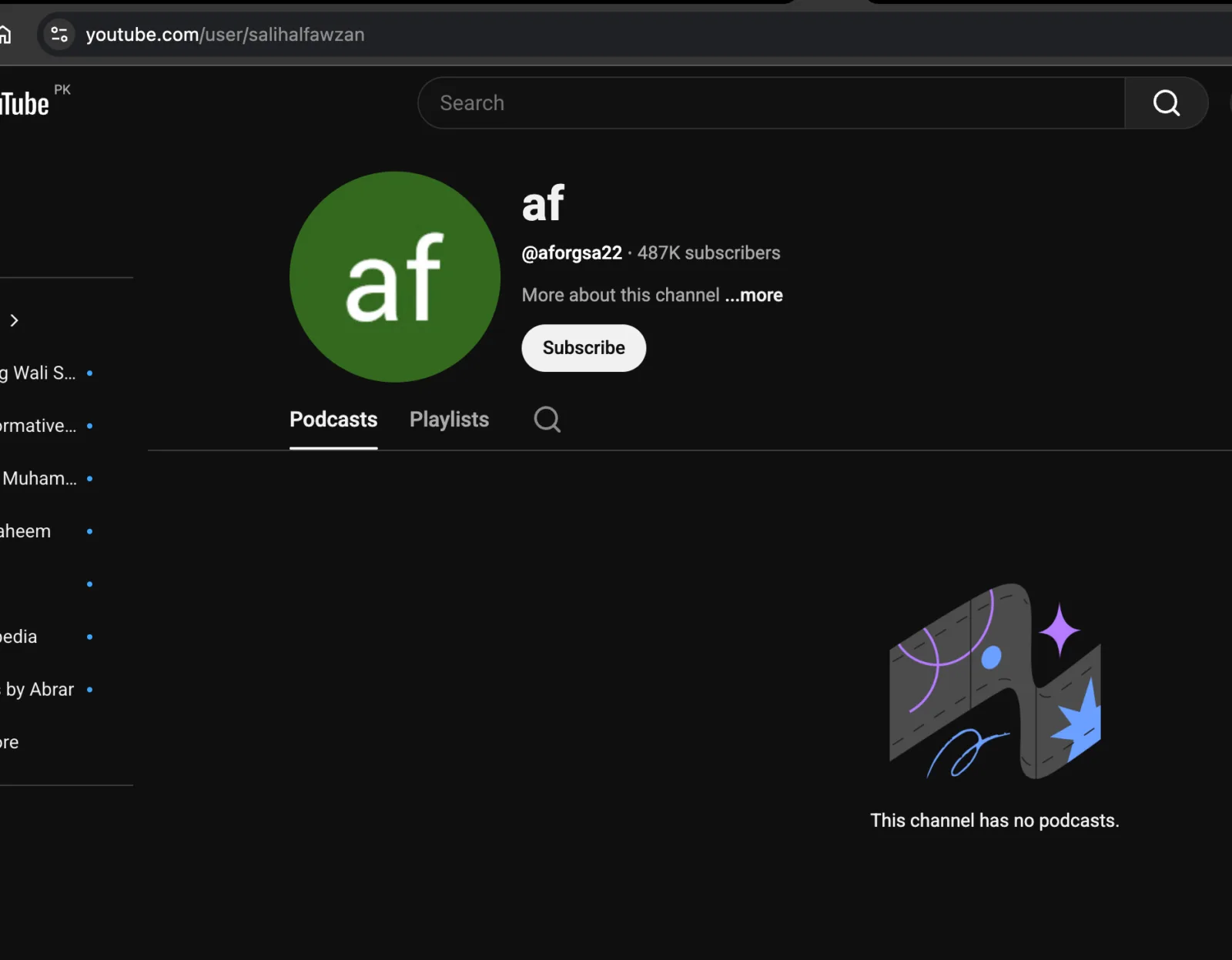 deleted youtube sheikh fawzan