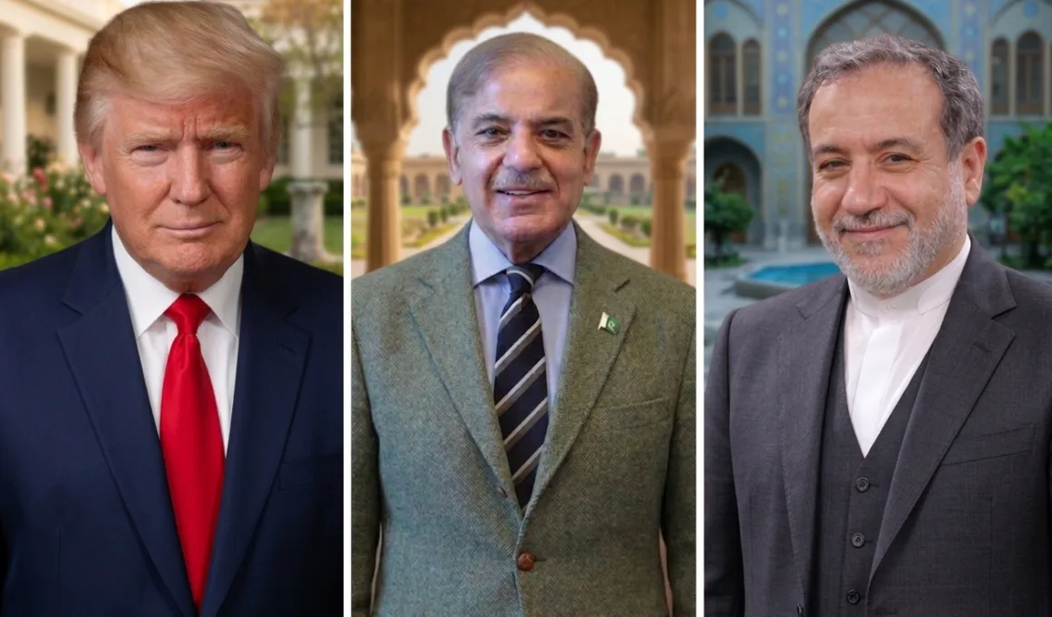 donald trump shehbaz sharif abbas araghchi