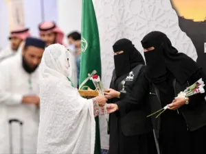 first hajj pilgrims arrived 2026 april 18