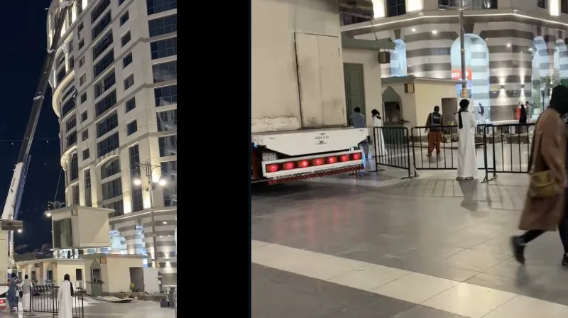 gate 21 food street masjid an nabawi removed 2026