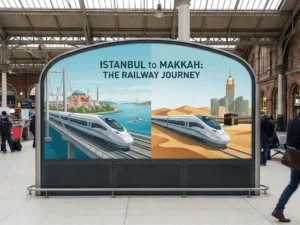 istanbul to Makkah railway lines project