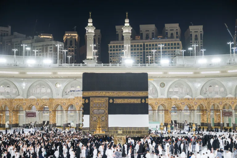 kaaba kiswa lifted hajj 2026 april 18