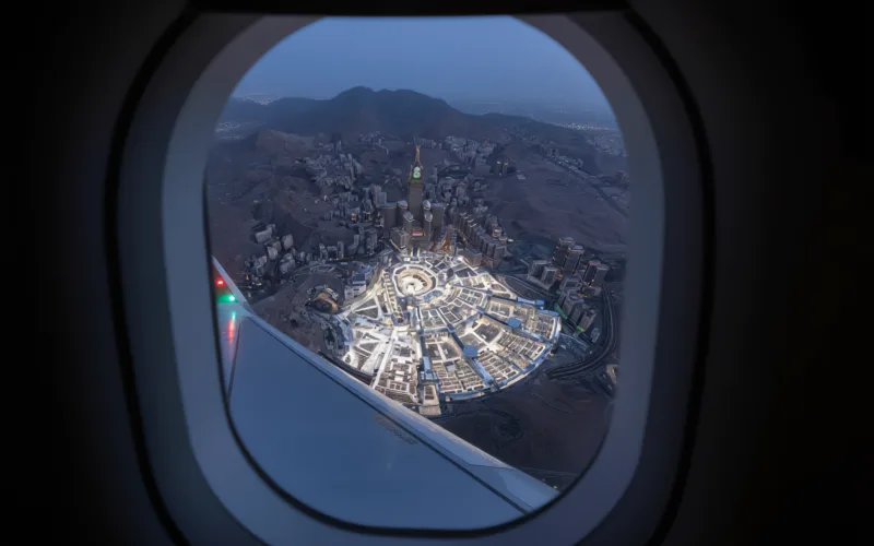 makkah from plane