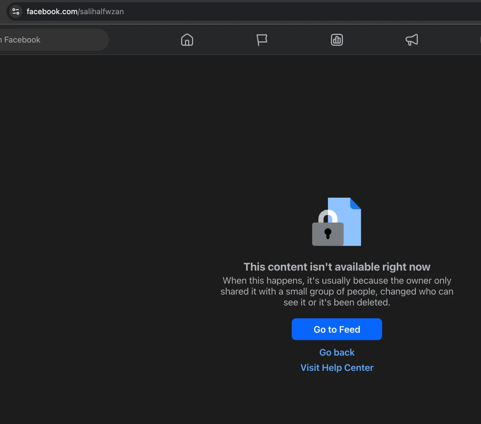 sheikh fawzan account deleted facebook