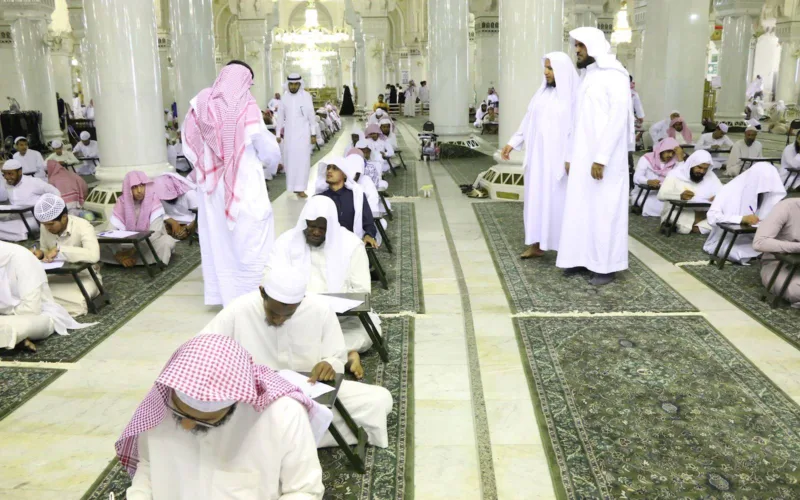students at masjid al haram
