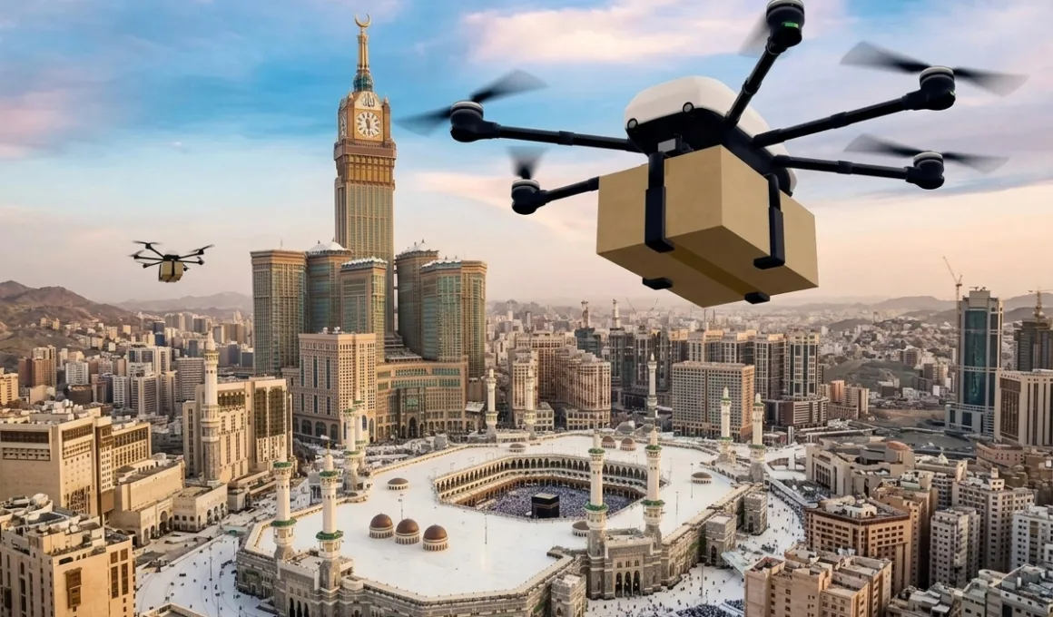 hajj 2026 medical drone