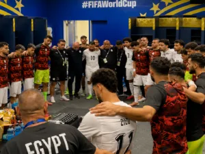 Egyptian Team in dressing room world cup 2026
