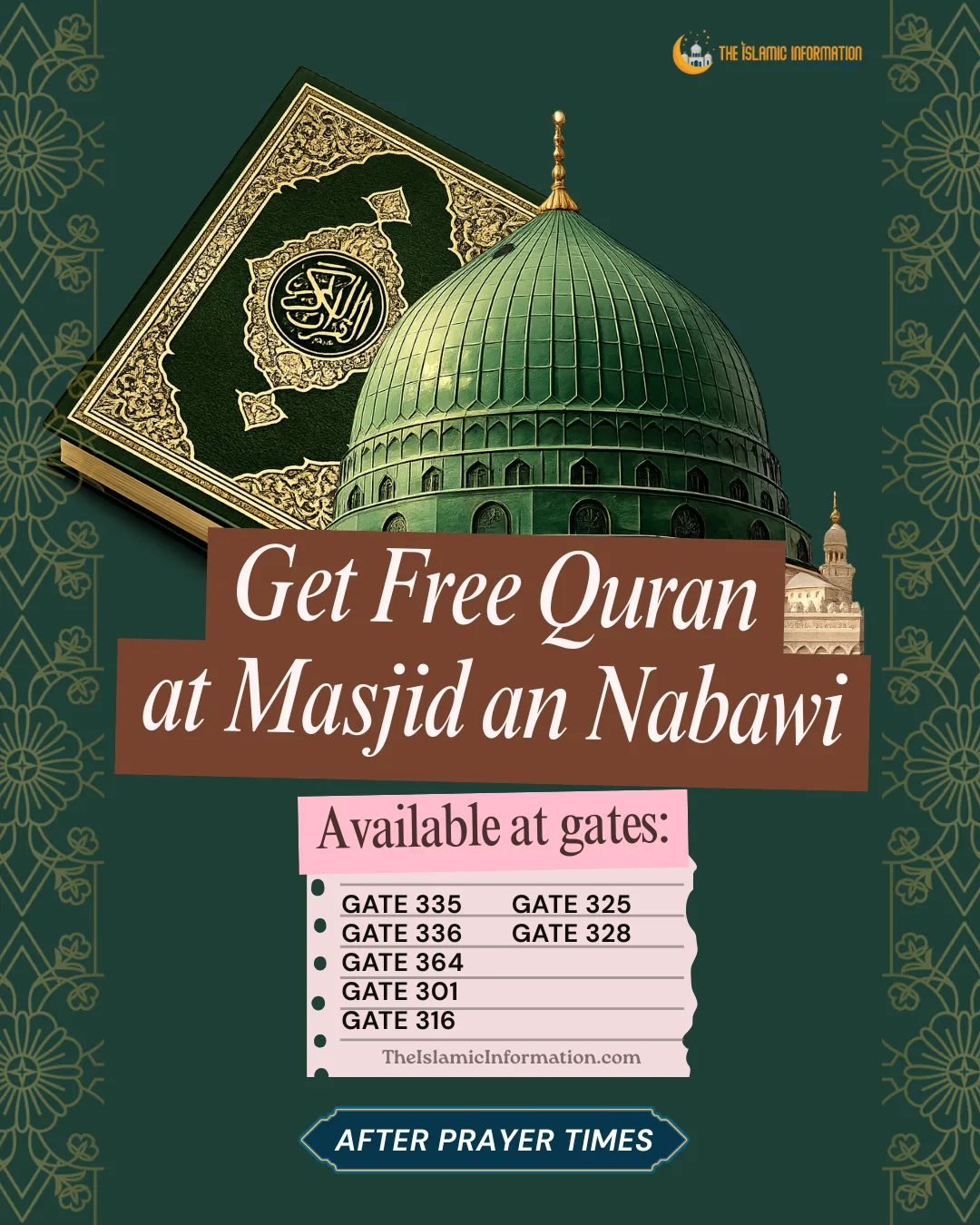 FREE QURAN MASJID AN NABAWI