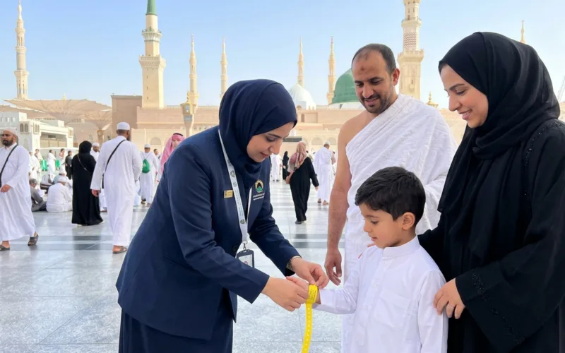 Masjid an Nabawi Wristbands for Children Available at Gates 301, 307, 329, 331 and 339