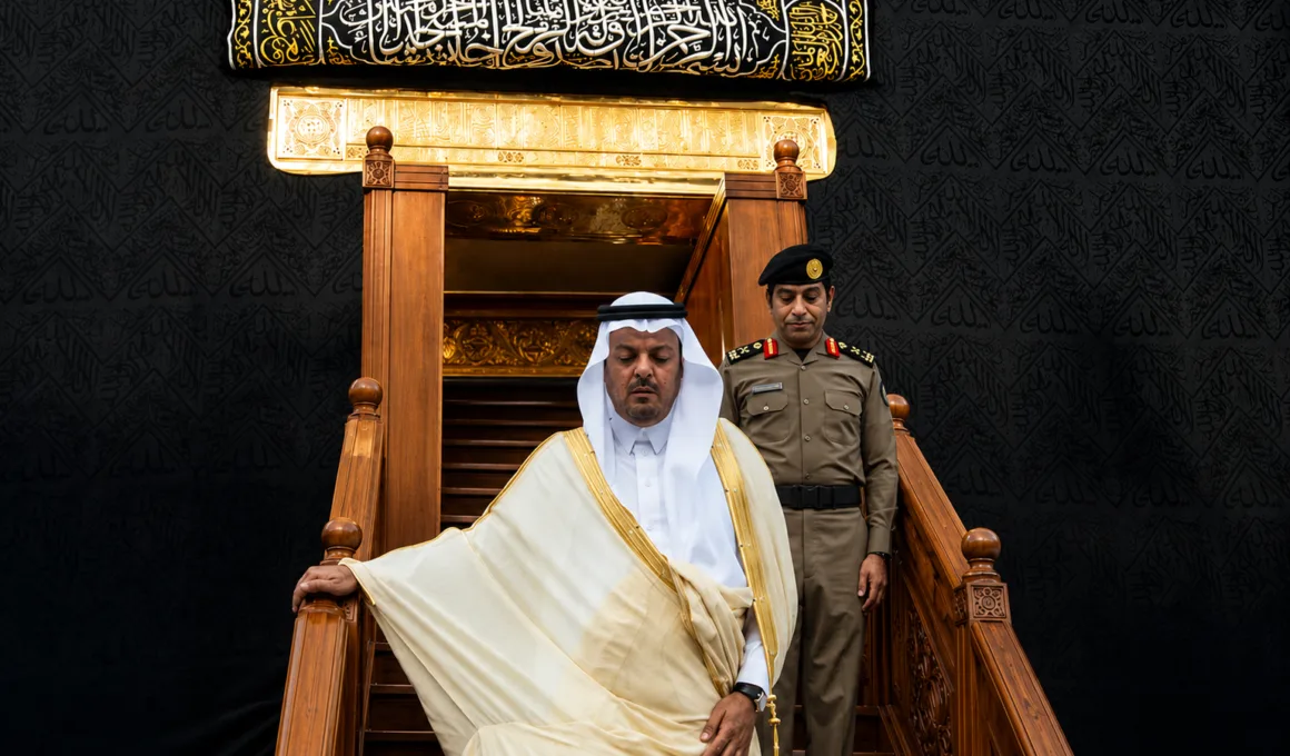 Prince Saud bin Mishal bin Abdulaziz Washing Kaaba 2026