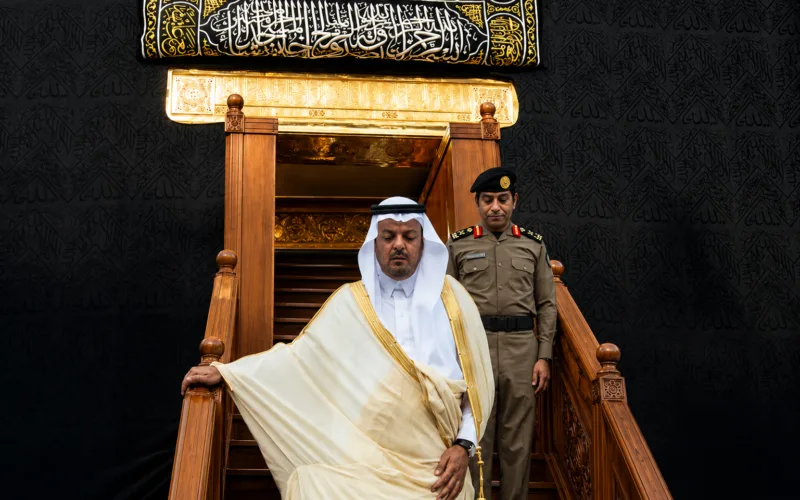 Prince Saud bin Mishal bin Abdulaziz Washing Kaaba 2026