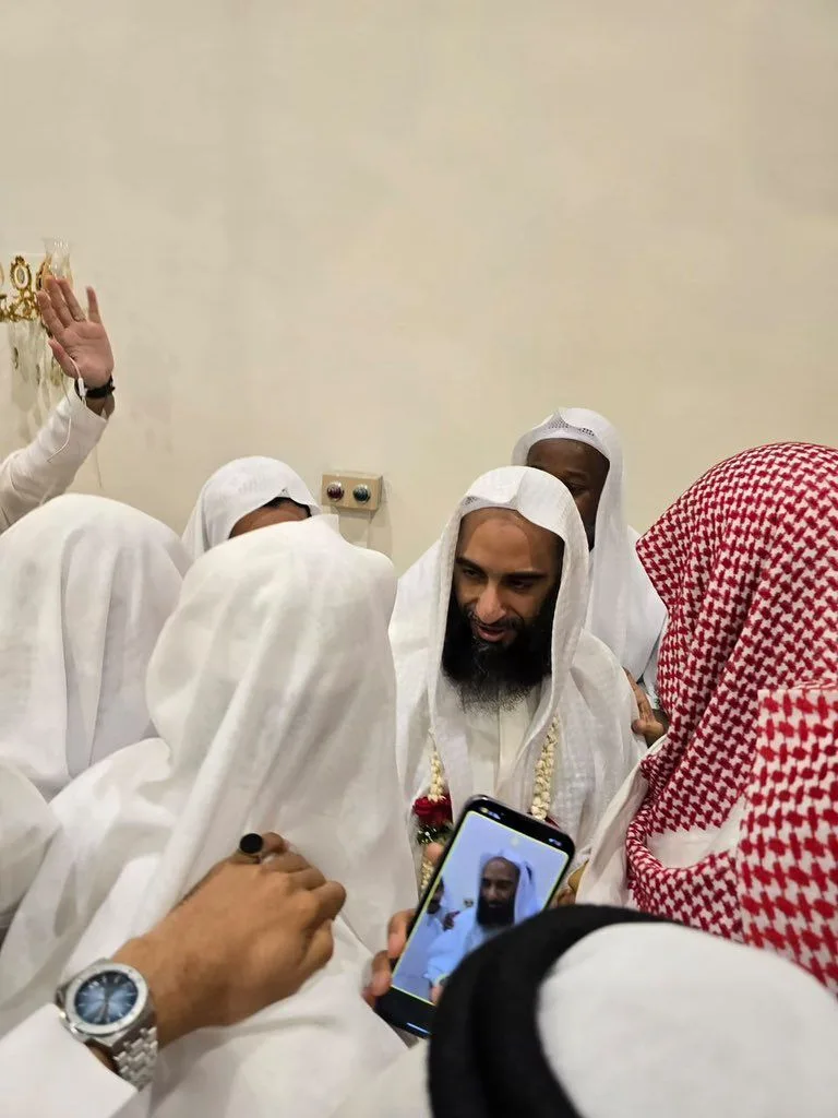 Sheikh Ahmed bin Talib Hameed after getting phd