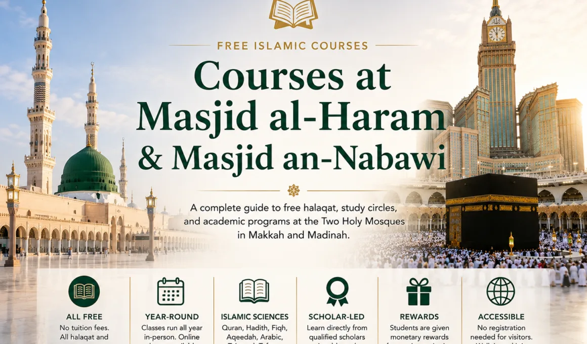 cOURSES MASJID AL HARAM AND NABAWI