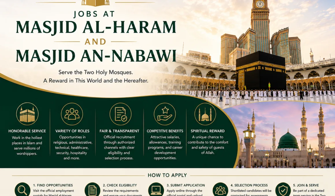 jobs masjid al haram and nabawi