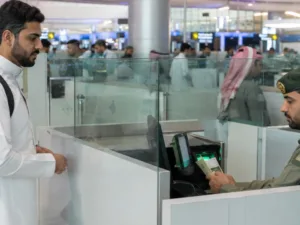 saudi man at immigration