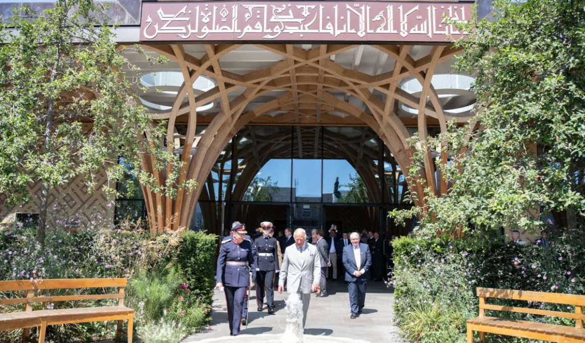 King Charles at Cambridge Central Mosque